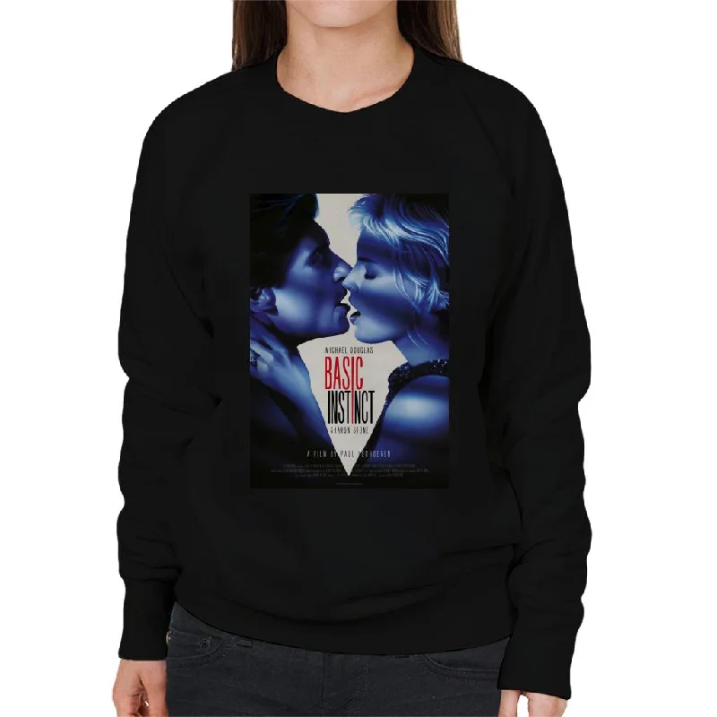 Basic Instinct Catherine And Nick Kiss Women's Sweatshirt Hoodie with Half-Zip Sporty Casual Basic Instinct Catherine And Nick Kiss Women's Sweatshirt Hoodie with Half-Zip Sporty Casual