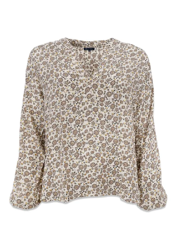 BCLUNA blouse - Latte Daisy Soft Knit Blouse