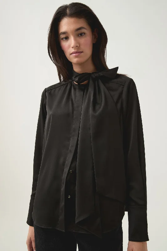 Dura Pussy Bow Blouse Peter Pan Collar Blouse