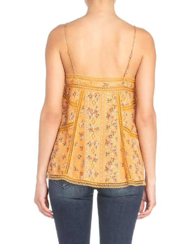 Women's Southern Floral Blouse Chic Ruffle Blouse