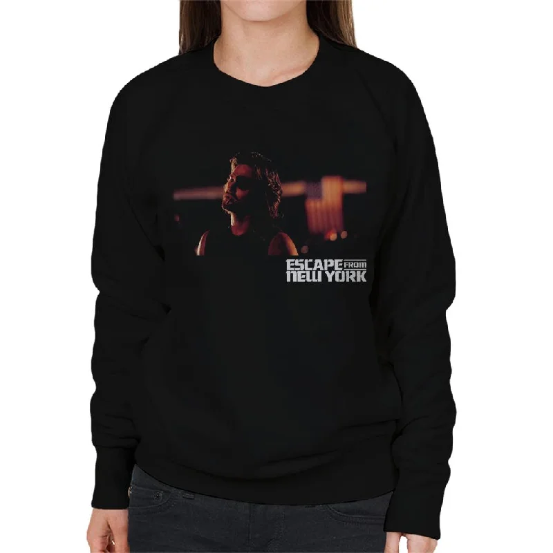 Escape From New York Call Me Snake Women's Sweatshirt Hoodie with Button Classic Timeless Escape From New York Call Me Snake Women's Sweatshirt Hoodie with Button Classic Timeless