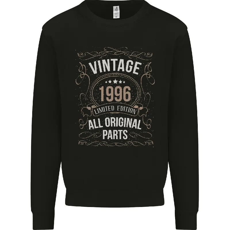 28th Birthday Limited Edition 1996 Mens Sweatshirt Jumper Hoodie with Velcro Closure Adjustable Secure 28th Birthday Limited Edition 1996 Mens Sweatshirt Jumper Hoodie with Velcro Closure Adjustable Secure