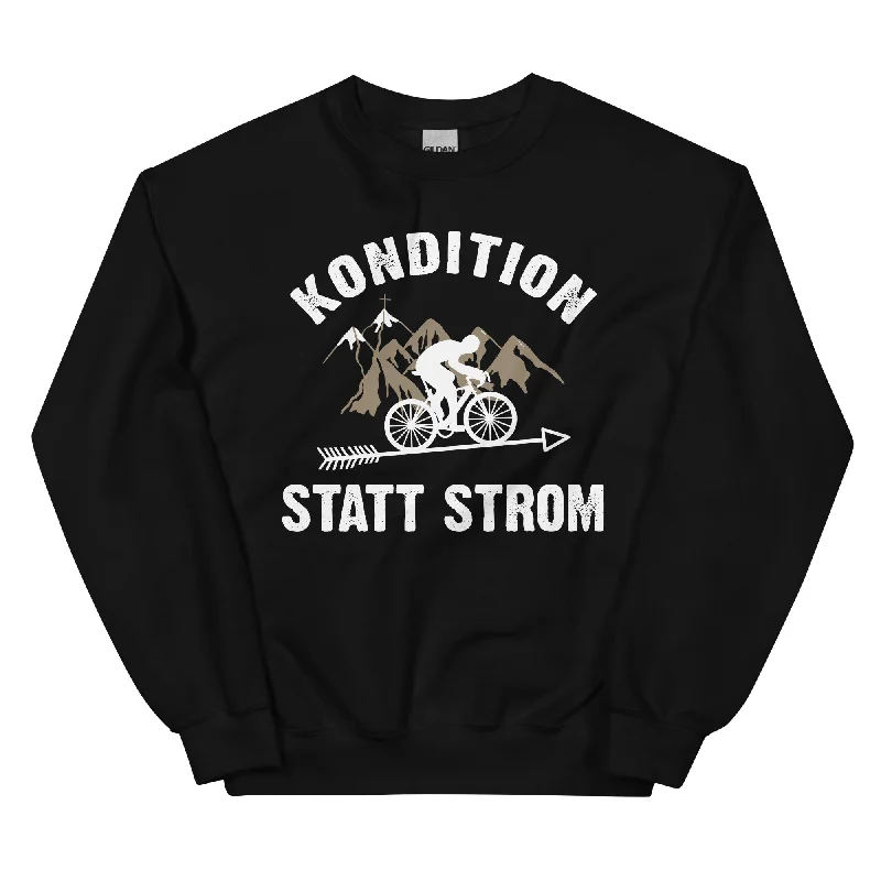 Kondition Statt Strom - Sweatshirt (Unisex) Hoodie with Hem Lace Feminine Delicate