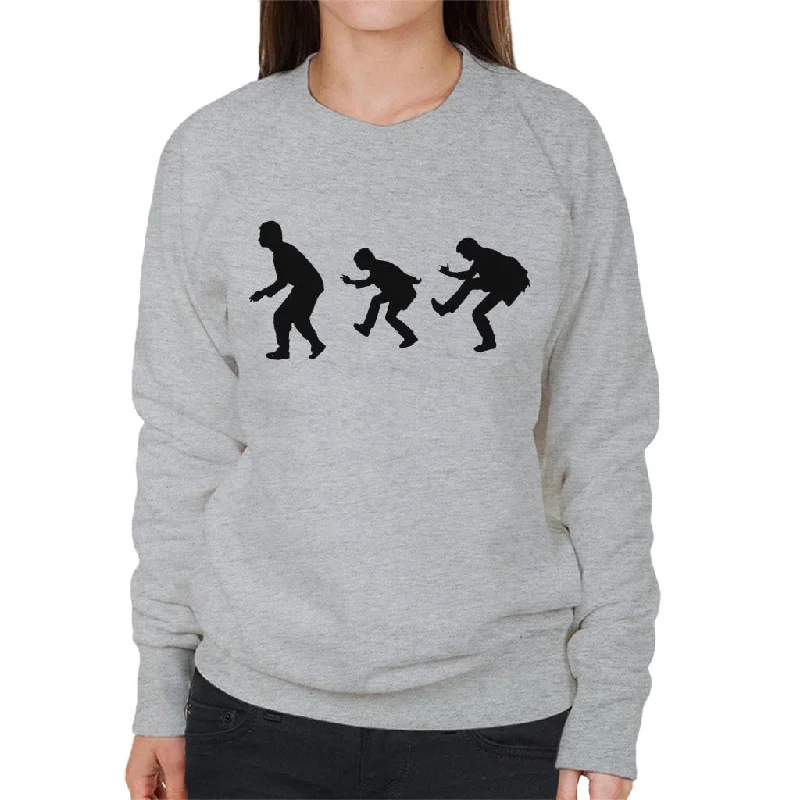 The Police Band Silhouettes Women's Sweatshirt Hoodie with Set-In Sleeves Structured Classic The Police Band Silhouettes Women's Sweatshirt Hoodie with Set-In Sleeves Structured Classic