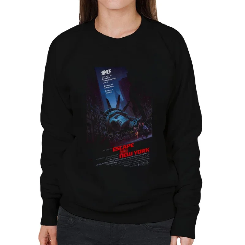Escape From New York Snake Breaking Out Is Impossible Women's Sweatshirt Hoodie Jacket Zipper Layering Escape From New York Snake Breaking Out Is Impossible Women's Sweatshirt Hoodie Jacket Zipper Layering