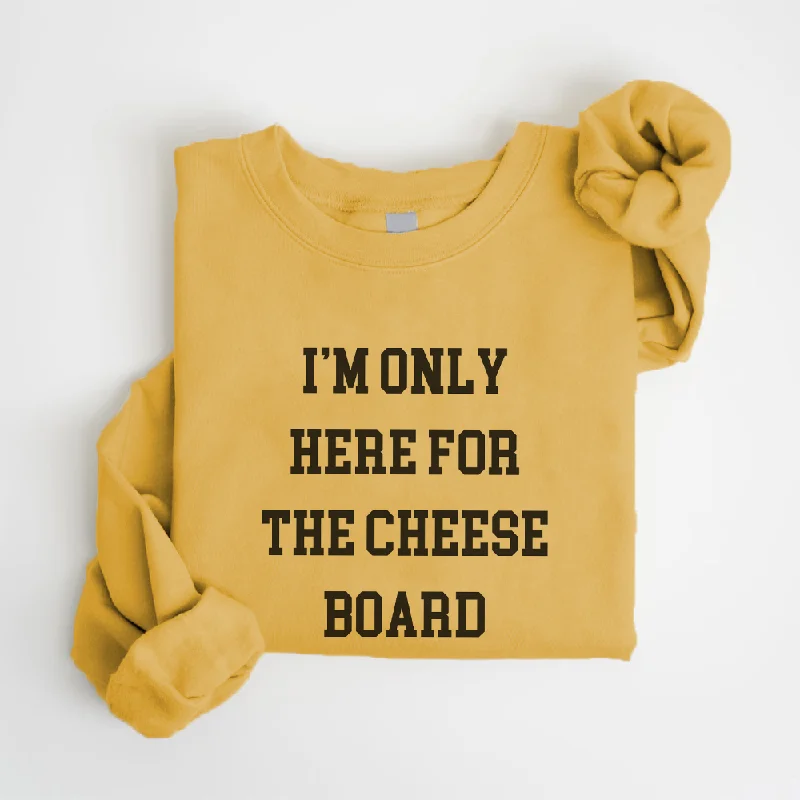 Here For The Cheese Board Christmas Sweatshirt Hoodie with Magnetic Closure Innovative Modern Here For The Cheese Board Christmas Sweatshirt Hoodie with Magnetic Closure Innovative Modern