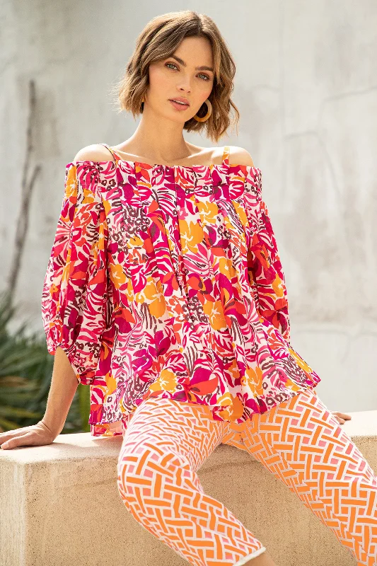 Salma Blouse Vintage Polka Blouse