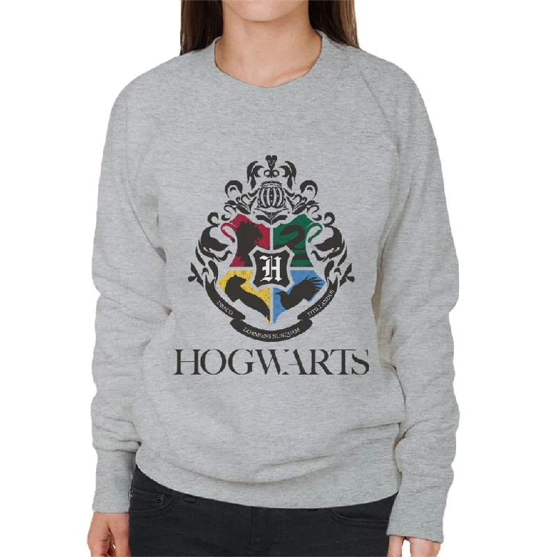 Harry Potter Hogwarts Animal Houses Logo Women's Sweatshirt Oversized Hoodie Comfort Casual Harry Potter Hogwarts Animal Houses Logo Women's Sweatshirt Oversized Hoodie Comfort Casual
