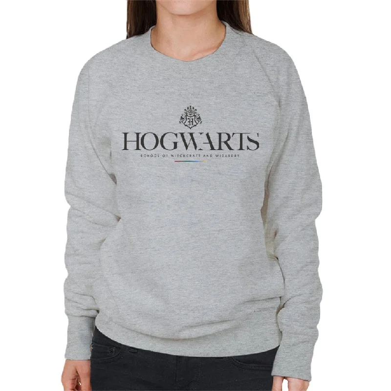Harry Potter School Of Witchcraft And Wizardy Logo Women's Sweatshirt Hoodie with Hem Ribbing Snug Secure Harry Potter School Of Witchcraft And Wizardy Logo Women's Sweatshirt Hoodie with Hem Ribbing Snug Secure