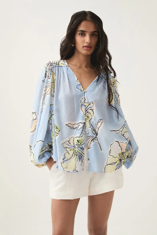 Romantica Blouse Elegant Peplum Blouse