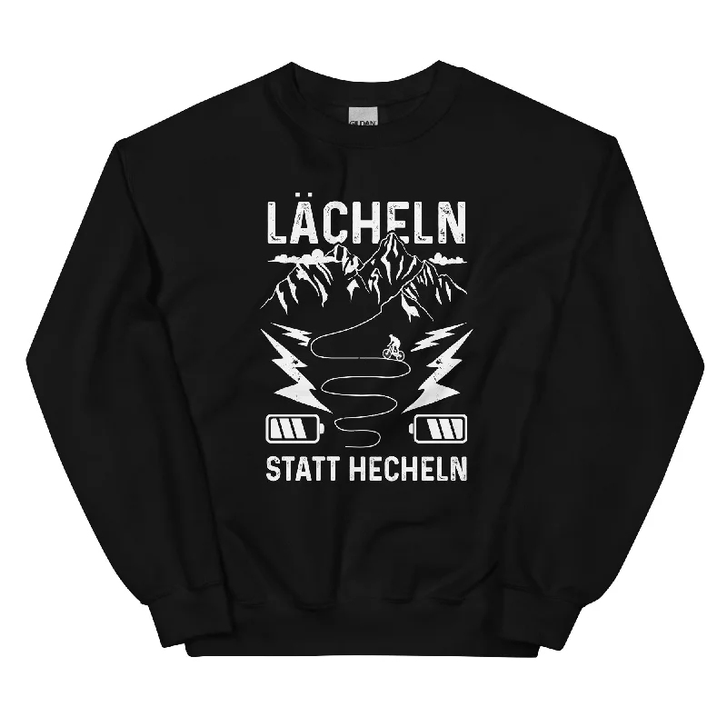 Lächeln Statt Hecheln - Sweatshirt (Unisex) Hoodie with High Neck Warm Protective