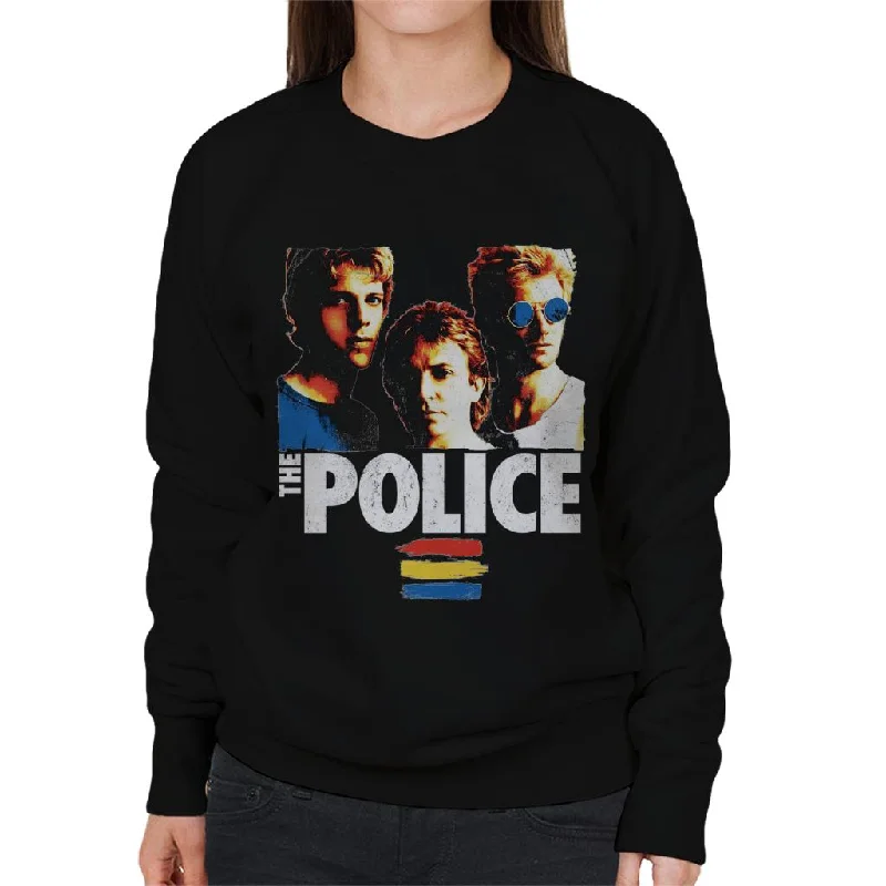 The Police Band Photo Women's Sweatshirt Hoodie with Earth Tones Natural Calm