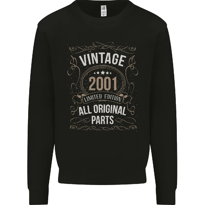 23rd Birthday Limited Edition 2001 Mens Sweatshirt Jumper Hoodie with Neon Bright Vibrant 23rd Birthday Limited Edition 2001 Mens Sweatshirt Jumper Hoodie with Neon Bright Vibrant