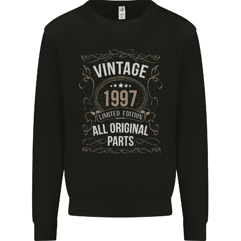 27th Birthday Limited Edition 1997 Mens Sweatshirt Jumper Hoodie with Half-Zip Sporty Casual 27th Birthday Limited Edition 1997 Mens Sweatshirt Jumper Hoodie with Half-Zip Sporty Casual