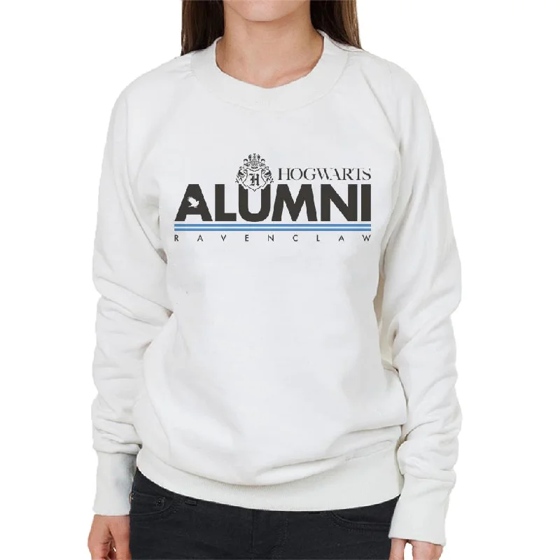 Harry Potter Hogwarts Alumni Ravenclaw Women's Sweatshirt Hoodie with Pocket Utility Practical Harry Potter Hogwarts Alumni Ravenclaw Women's Sweatshirt Hoodie with Pocket Utility Practical