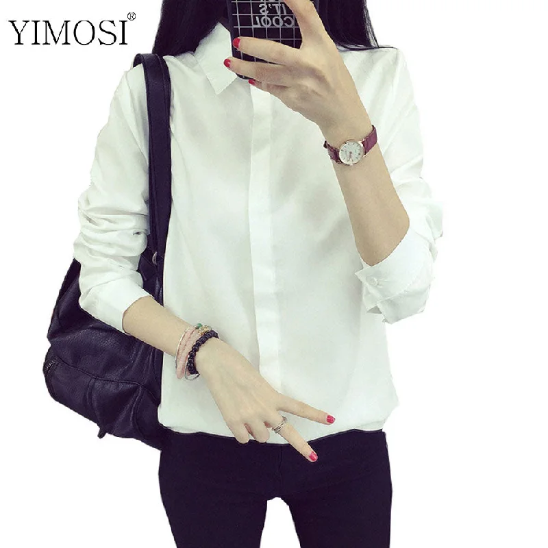 YIMOSI Women Autumn Blouses 2017 Korean Style Long Sleeve Shirts Preppy White Lady Tops Female Office Clothing Casual Blusas Casual Button Blouse YIMOSI Women Autumn Blouses 2017 Korean Style Long Sleeve Shirts Preppy White Lady Tops Female Office Clothing Casual Blusas Casual Button Blouse