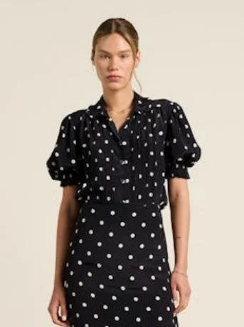 Birds of Paradis by Trovata Gemma Blouse Elegant Lace Blouse