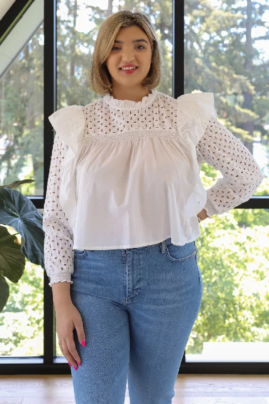DELUC Tiziano Blouse Collared Satin Blouse