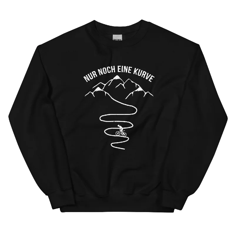 Nur Noch Eine Kurve Und Radfahrer - Sweatshirt (Unisex) Hoodie with Cropped Fit Short Trendy Nur Noch Eine Kurve Und Radfahrer - Sweatshirt (Unisex) Hoodie with Cropped Fit Short Trendy