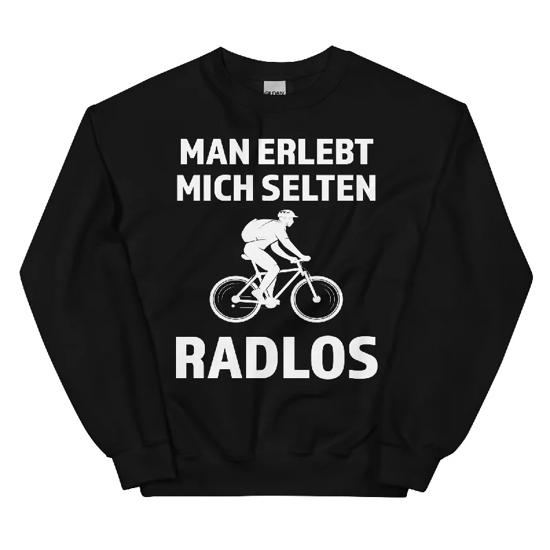 Man Erlebt Mich Selten Radlos - Sweatshirt (Unisex) Hoodie with Sequins Glamorous Eye-catching Man Erlebt Mich Selten Radlos - Sweatshirt (Unisex) Hoodie with Sequins Glamorous Eye-catching