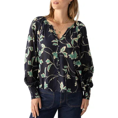 Sanctuary -  Garden Print Blouse Classic Striped Blouse