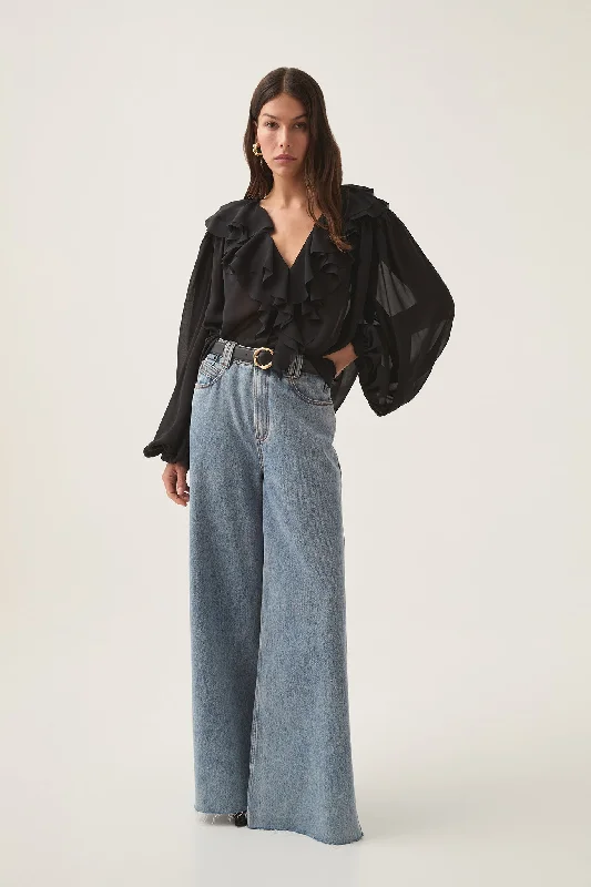 Tabitha Blouse Double Button Blouse