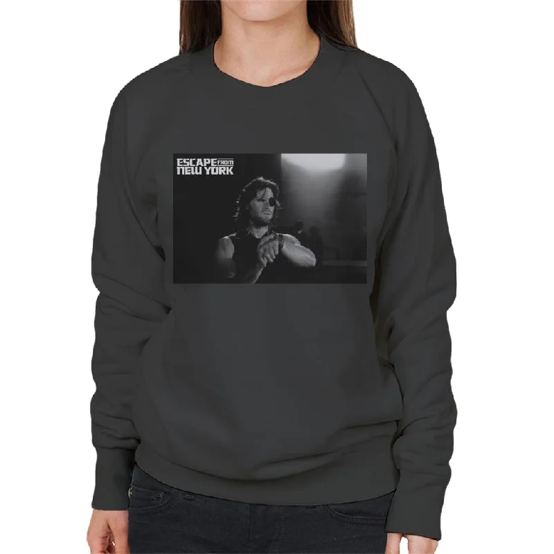 Escape From New York Snake Watch Women's Sweatshirt Hoodie with Hem Contrast Bold Stylish Escape From New York Snake Watch Women's Sweatshirt Hoodie with Hem Contrast Bold Stylish