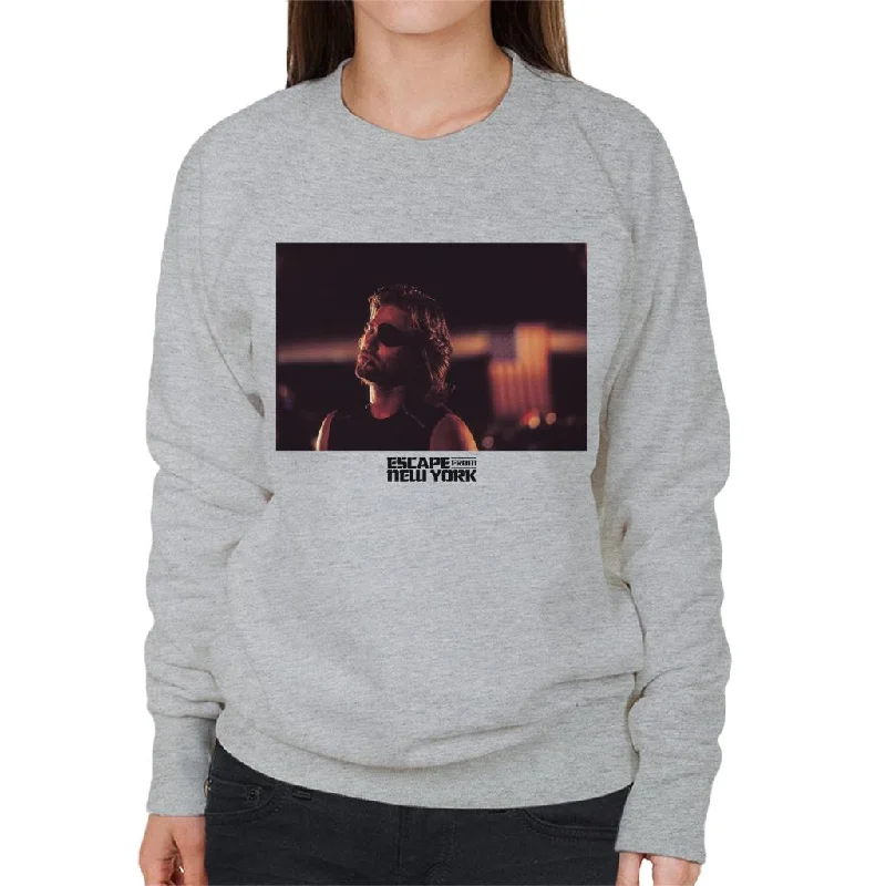Escape From New York Snake American Flag Women's Sweatshirt Hoodie with Print Artistic Unique Escape From New York Snake American Flag Women's Sweatshirt Hoodie with Print Artistic Unique