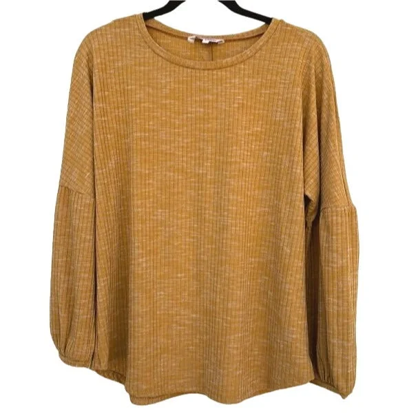 Juicy Couture Vintage Orange Stripe Pattern Bell Sleeve Blouse Tunic Women's L Feminine Ruffle Blouse Juicy Couture Vintage Orange Stripe Pattern Bell Sleeve Blouse Tunic Women's L Feminine Ruffle Blouse