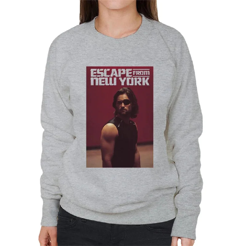 Escape From New York Snake Plissken Still Women's Sweatshirt Hoodie with Pattern Geometric Abstract Escape From New York Snake Plissken Still Women's Sweatshirt Hoodie with Pattern Geometric Abstract