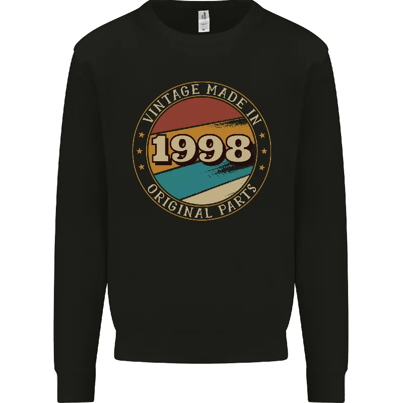 26th Birthday Vintage Made In 1998 Mens Sweatshirt Jumper Hoodie with Camouflage Military Edgy 26th Birthday Vintage Made In 1998 Mens Sweatshirt Jumper Hoodie with Camouflage Military Edgy