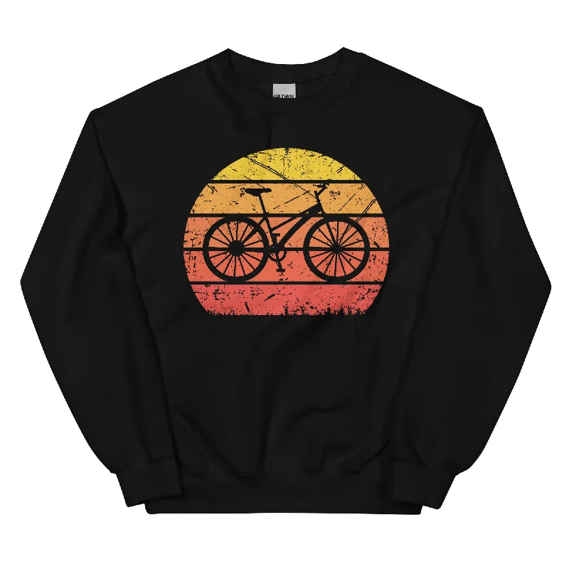Vintage Sun And Cycling - Sweatshirt (Unisex) Hoodie with Hem Elastic Stretchable Comfortable Vintage Sun And Cycling - Sweatshirt (Unisex) Hoodie with Hem Elastic Stretchable Comfortable