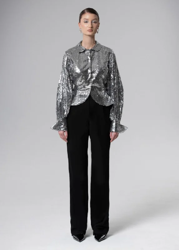 SPARKLE BLOUSE Elegant Embroidery Blouse