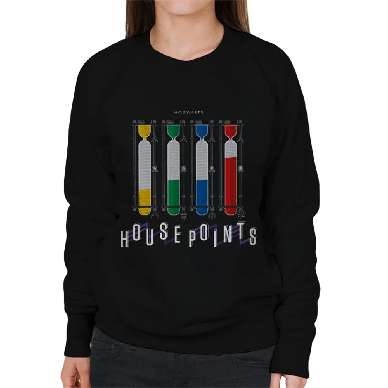 Harry Potter Hogwarts House Points Women's Sweatshirt Hoodie with High-Low Hem Asymmetrical Trendy Harry Potter Hogwarts House Points Women's Sweatshirt Hoodie with High-Low Hem Asymmetrical Trendy