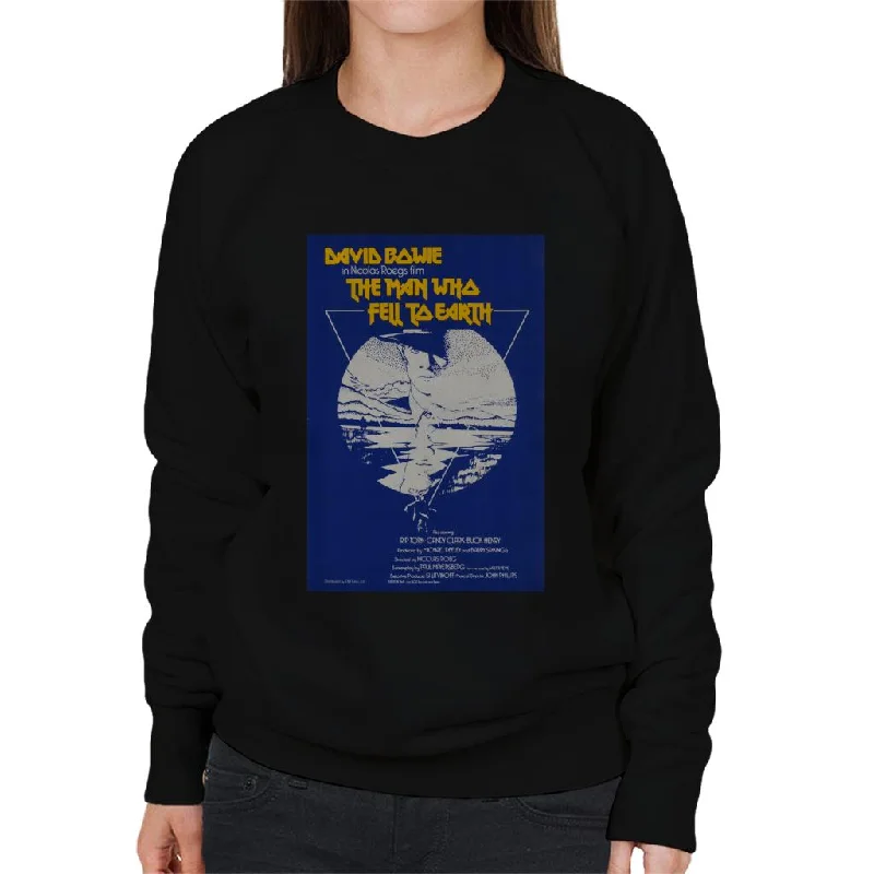 The Man Who Fell To Earth A Nicolas Roegs Film Women's Sweatshirt Hoodie with Thumb Holes Functional Cozy The Man Who Fell To Earth A Nicolas Roegs Film Women's Sweatshirt Hoodie with Thumb Holes Functional Cozy