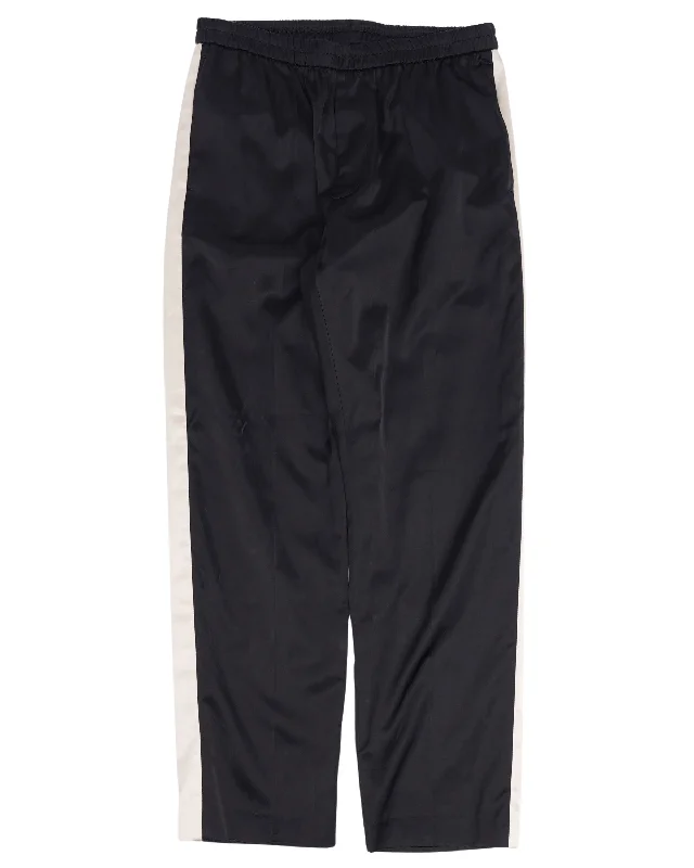 Viscose Track Pants Comfy Cargo Trousers