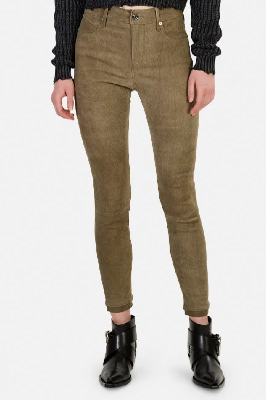 Madrid Pants Vintage Khaki Relaxed Fit Trousers