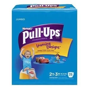 Huggies 45138 Pull-Ups Learning Designs Training Pant Pack of 25 Classic Stretch Pants Huggies 45138 Pull-Ups Learning Designs Training Pant Pack of 25 Classic Stretch Pants