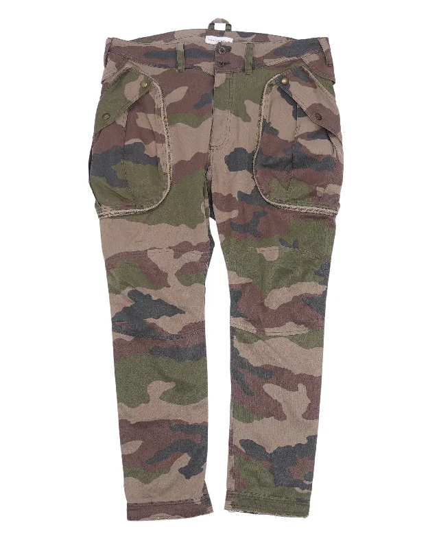 Camouflage Cargo Pants Cozy Maternity Pants