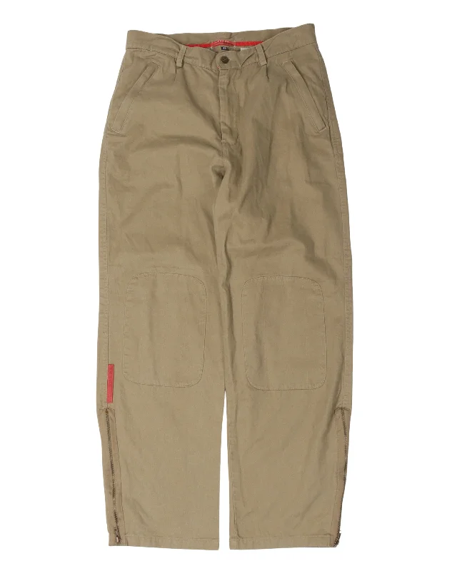 Linea Rossa Reinforced Knee Pants Fashionable Track Pants
