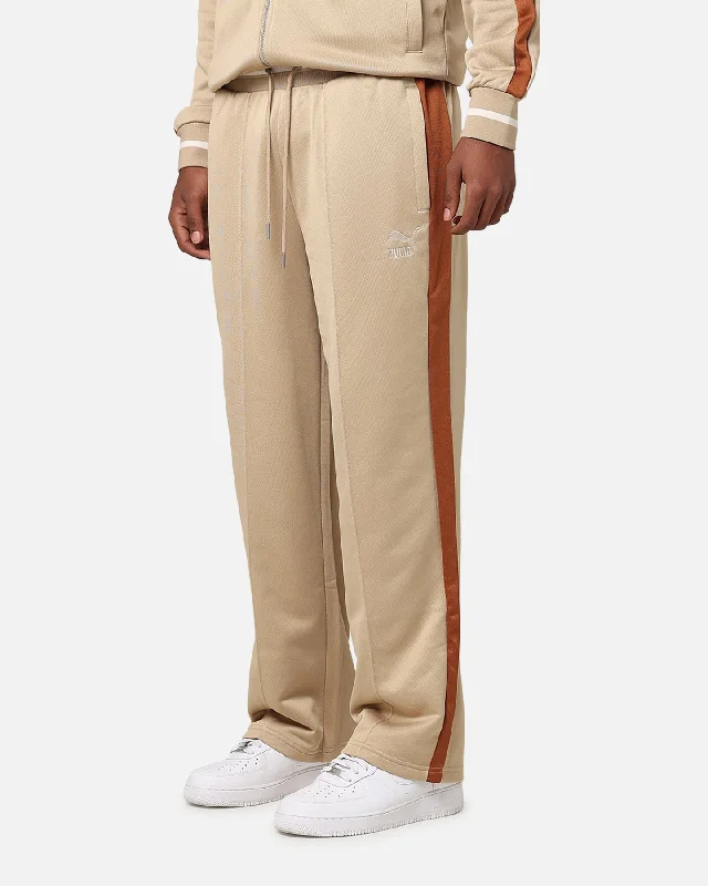 Puma For the Fanbase T7 Track Pants Prairie Tan Casual Drawstring Pants