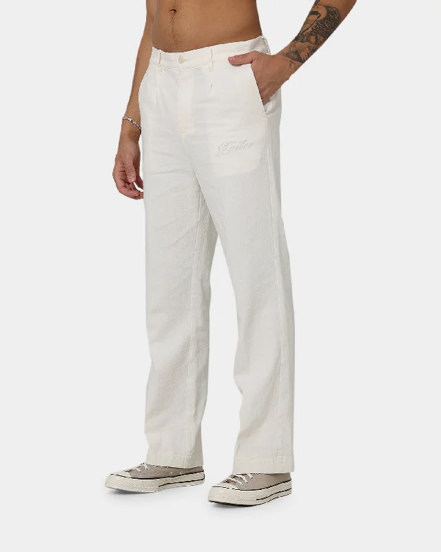 Loiter Utopia Linen Pants Ecru Formal Dress Pants