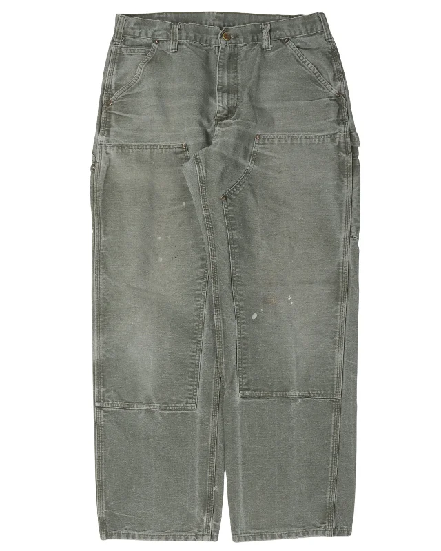 Carhartt Double Knee Pants Comfy High-Waist Jeans