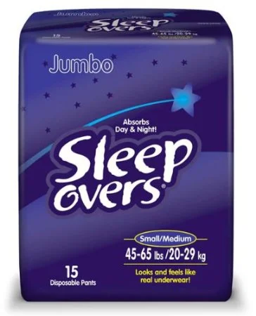 First Quality Sleepovers Youth Pants Small/Medium - 60 Count Chic Black Leggings