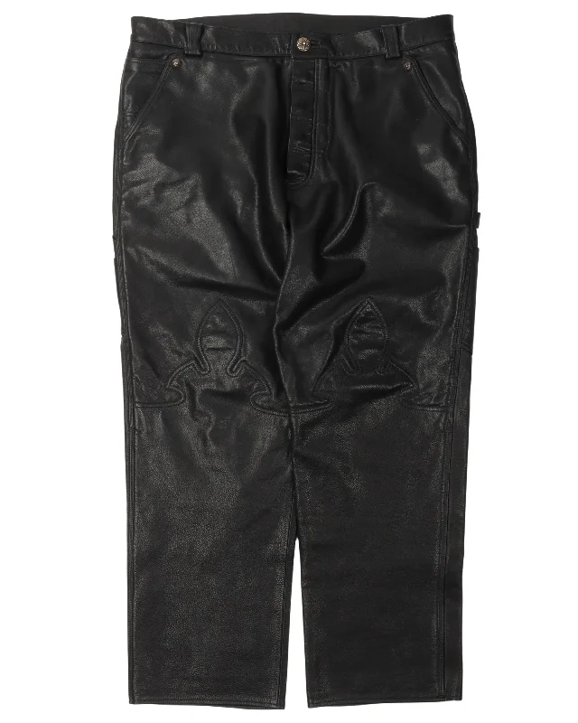 Le Fleur Leather Pants Modern Skinny Pants