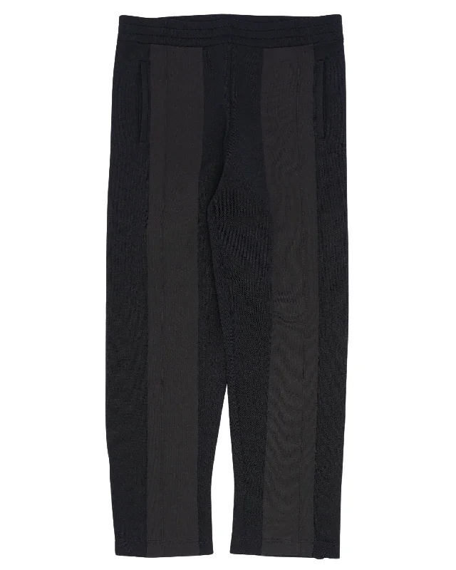 Color Blocked Track Pants High-Waist Yoga Pants