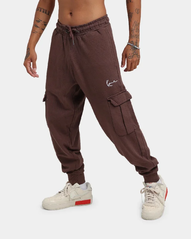 Karl Kani Signature Cargo Pants Brown Chic Checkered Pants