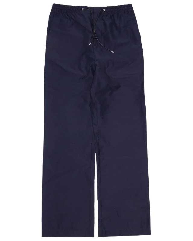 Drawstring Pants Warm Wool Trousers