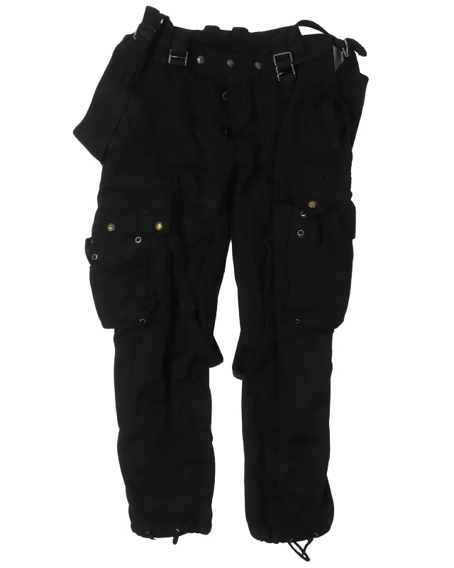 Modified Over-Dyed Swiss Alpenflage Cargo Pants Classic Flared Pants