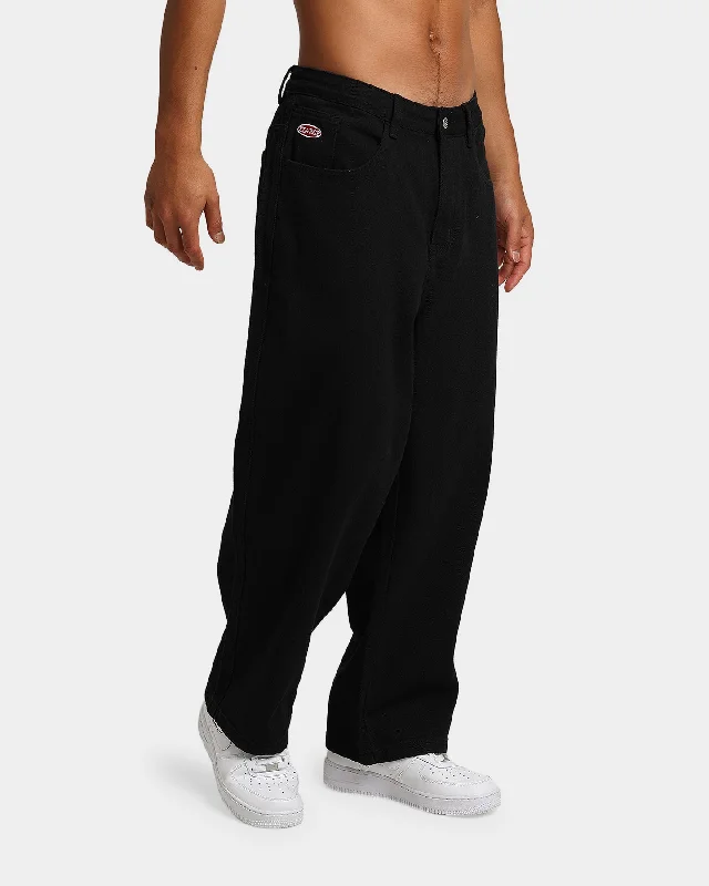 X-Large Bull Denim 91 Pants Black Slim-Fit Khaki Pants